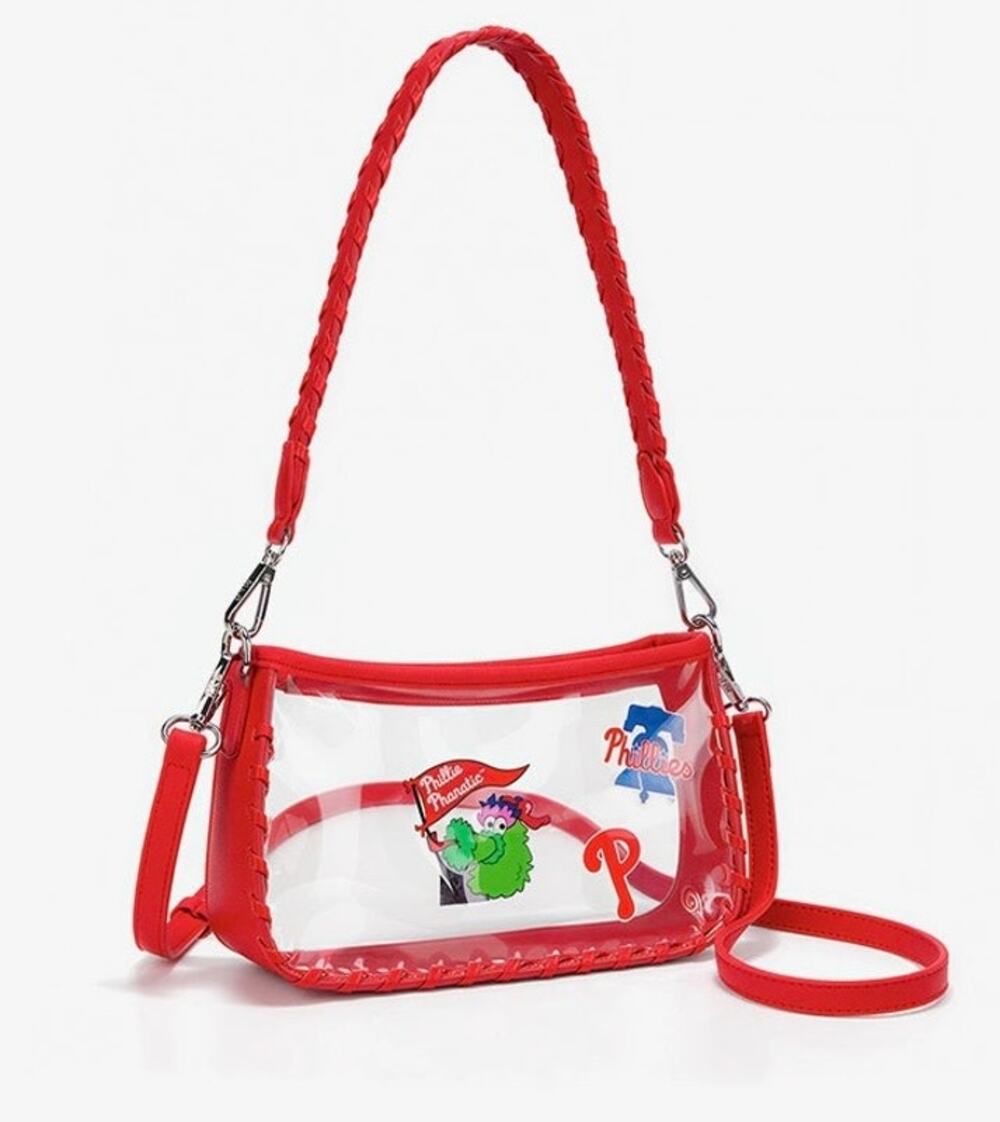 MLB Phillies Clear Stadium-Approved Baseball Bag